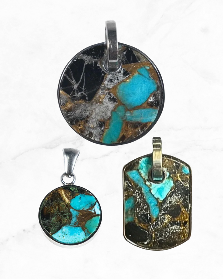 #06 BLUE BLACK COPPER TURQUOISE