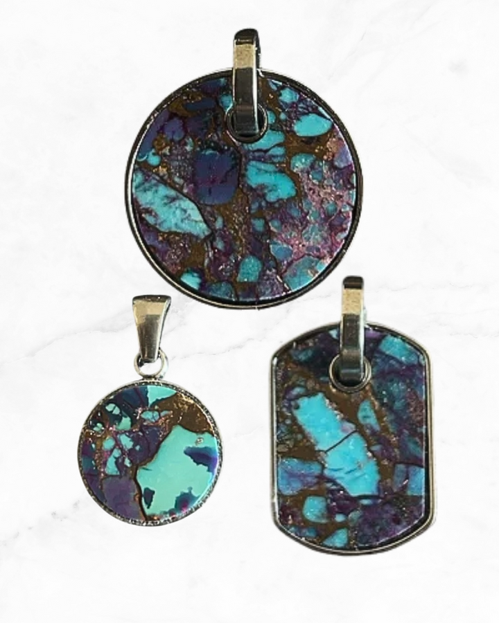 #10 Blue Purple Copper Turquoise