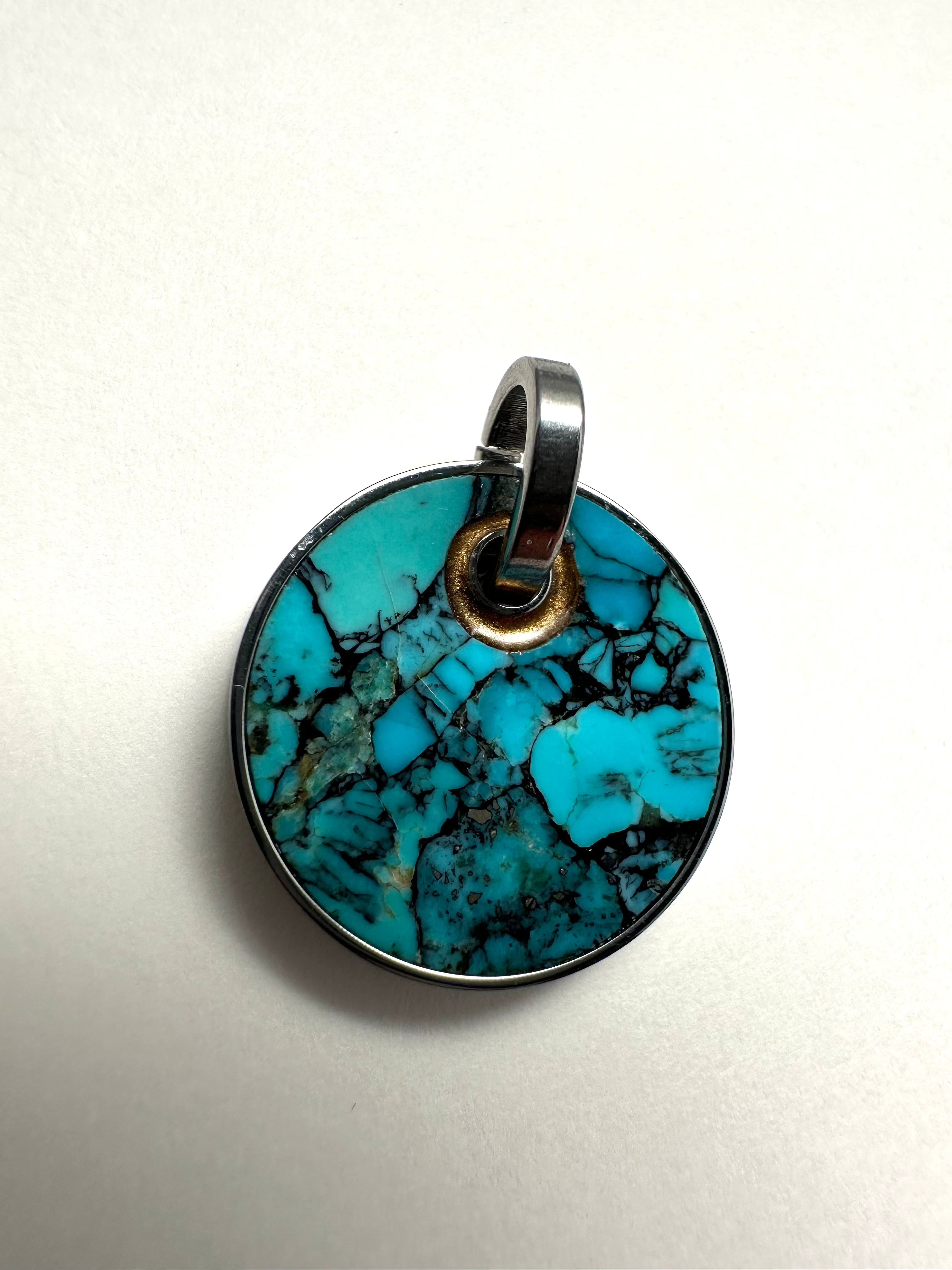 #01 Kingman Spiderweb Turquoise / Sol